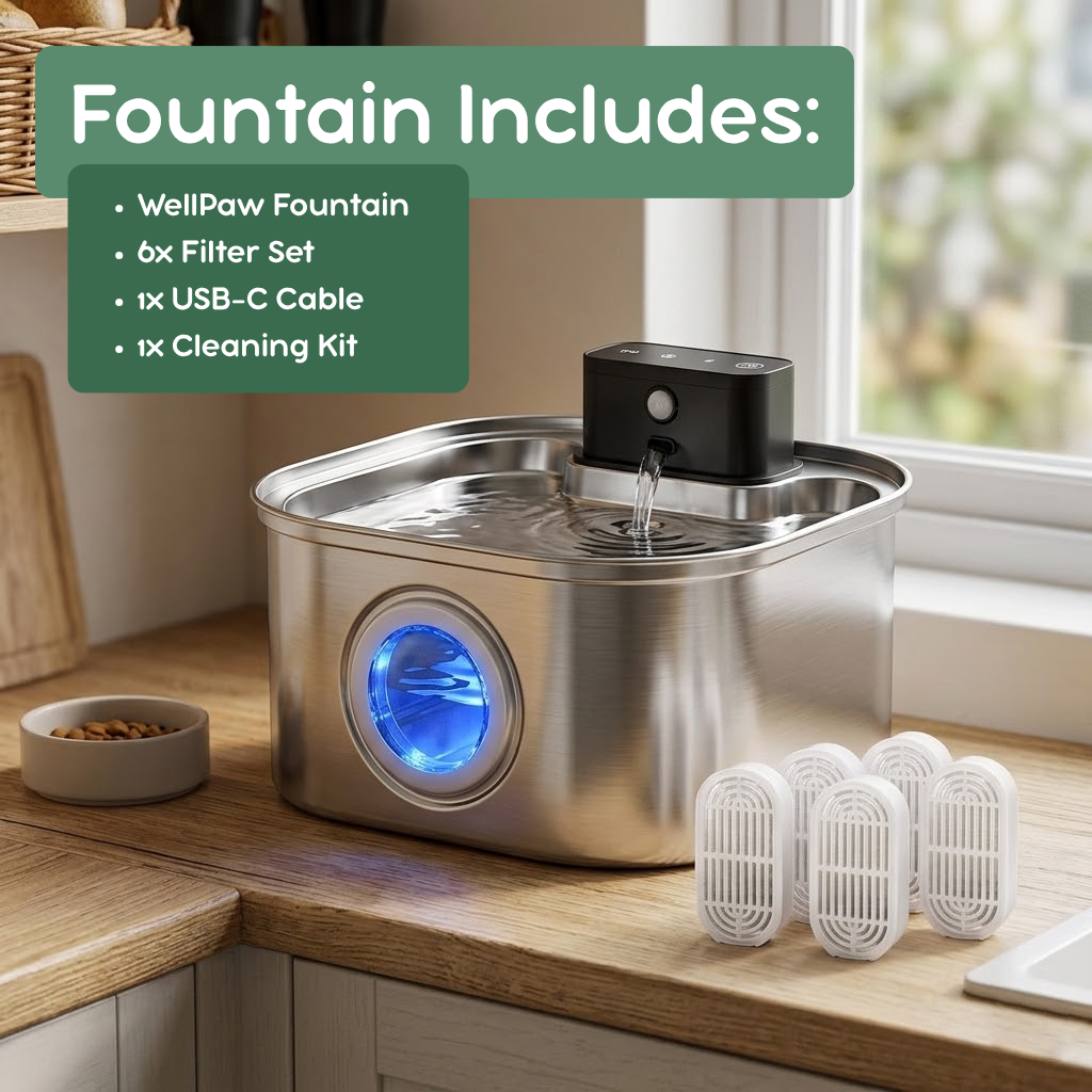 The WellPaw™ Wireless Kitty Fountain
