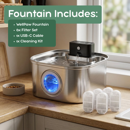 The WellPaw™ Wireless Kitty Fountain